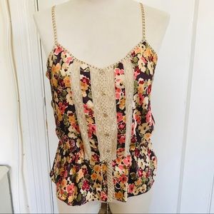 🌸 Beautiful Silk Floral Camisole 🌼